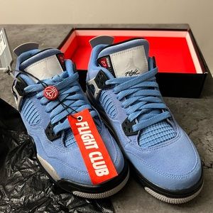 Size 4Y- Jordan 4 Retro University Blue 2021